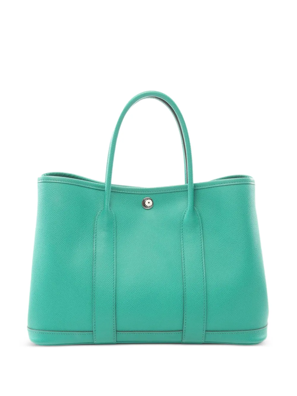 Hermès Pre-Owned 2022 ガーデンパーティー PM ハンドバッグ - グリーン Hermès Pre-Owned 2022 ガーデンパーティー PM ハンドバッグ - グリーン