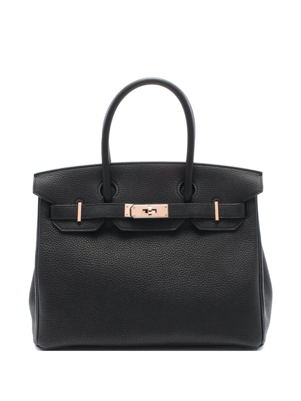 Hermès Pre-Owned 2019 バーキン 30 ハンドバッグ - ブラック Hermès Pre-Owned 2019 バーキン 30 ハンドバッグ - ブラック