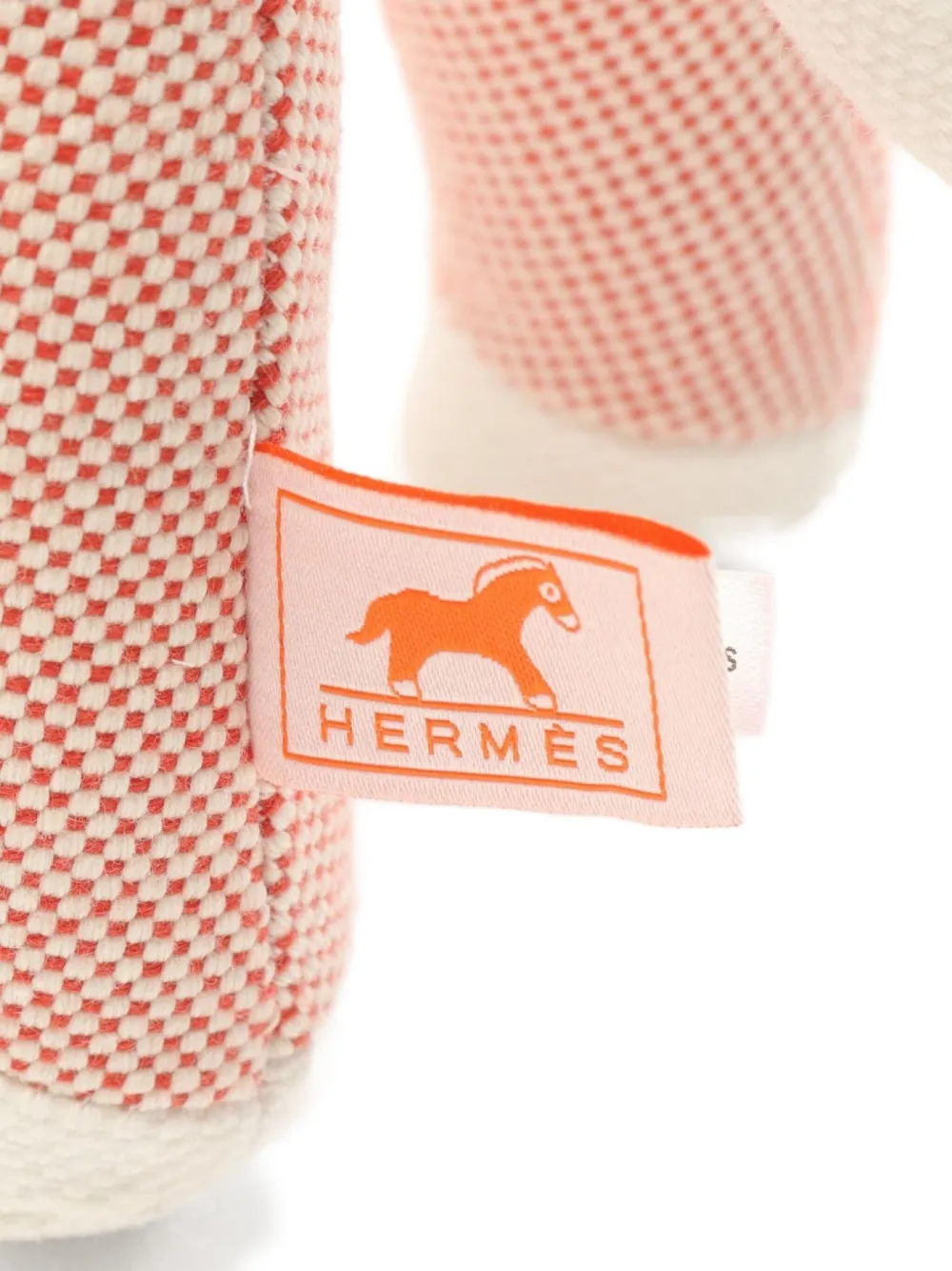 Pre-owned Hermes 2010s Cheval Honore Toy In Orange