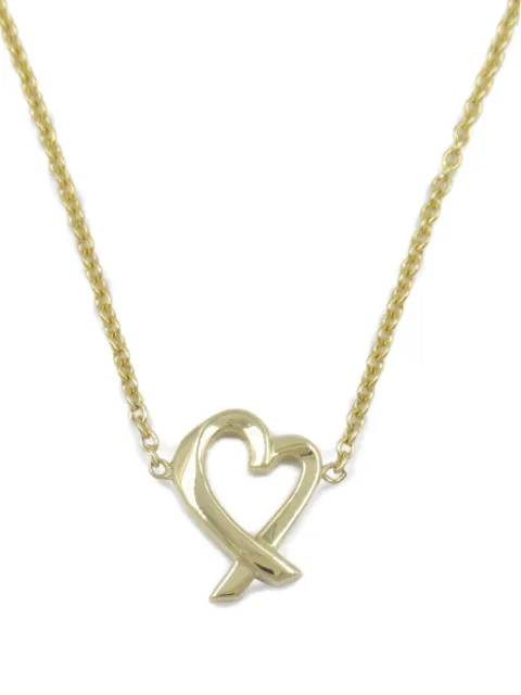 Tiffany & Co. Pre-Owned 10's 18kt yellow gold Loving Heart necklace