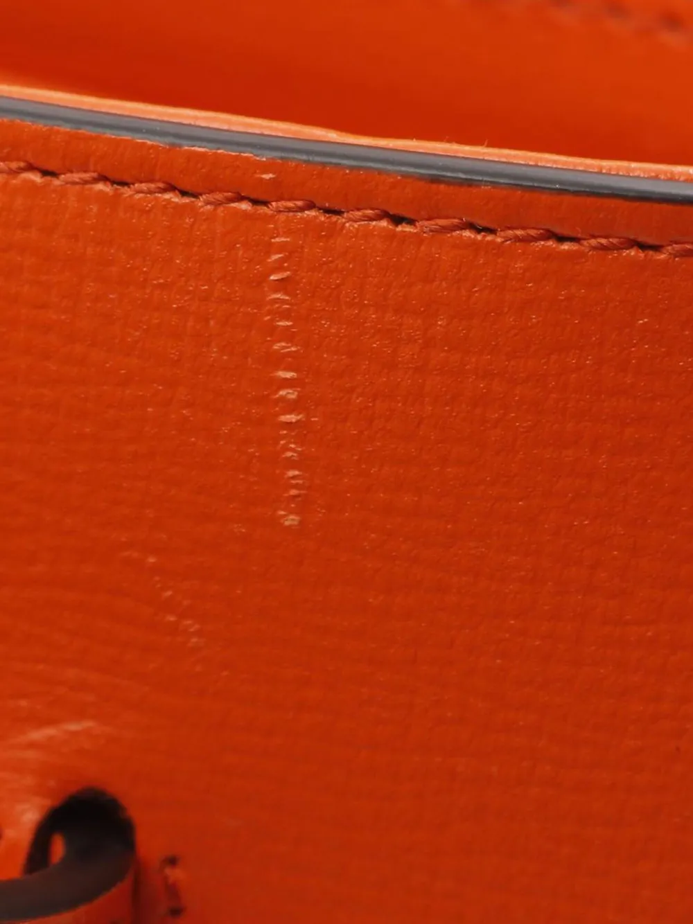 Pre-owned Gucci 2016-present Mini Leather Horsebit 1955 Web Satchel In Orange