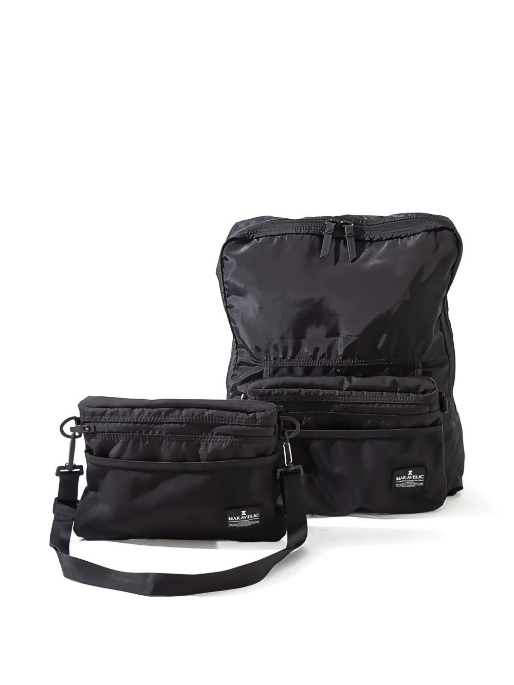 MAKAVELIC LOGO-PATCH BACKPACK