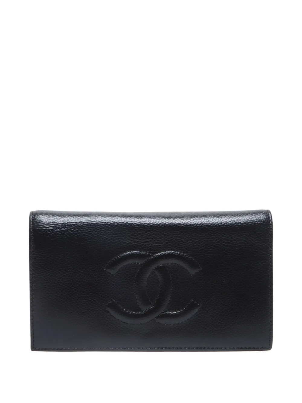 CHANEL Pre-Owned 2008-2009 CC Mark long wallet | Black | Image 1