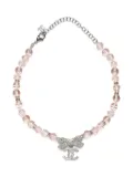 CHANEL Pre-Owned 2023 CC-pendant necklace - Silver