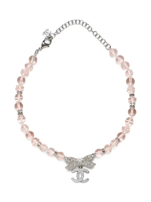 Collier à pendentif CC (2023) - CHANEL Pre-Owned - Modalova