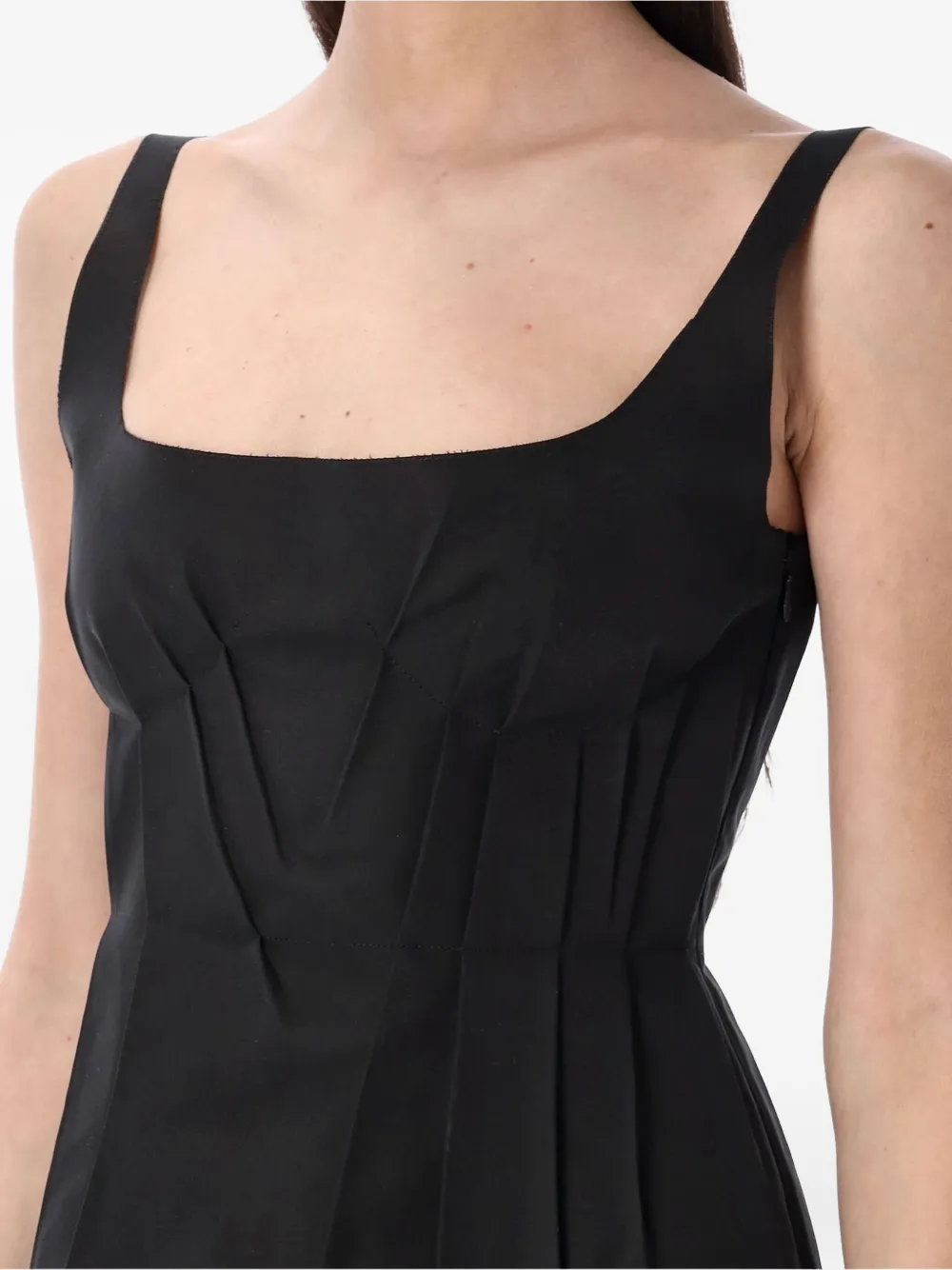 Marni Mini-jurk van popeline Zwart