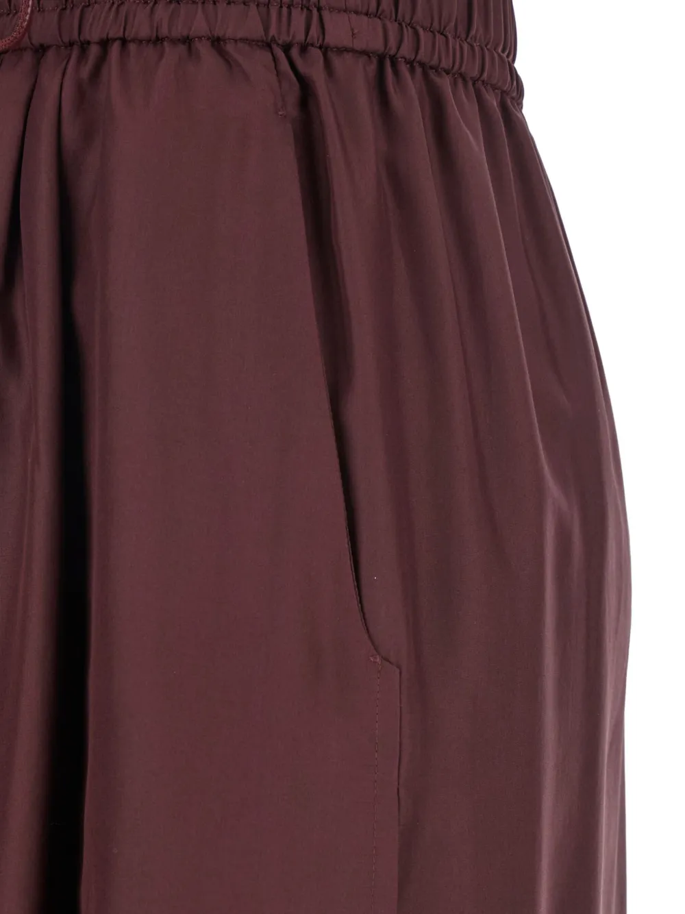 Forte Broek met wijde pijpen Rood