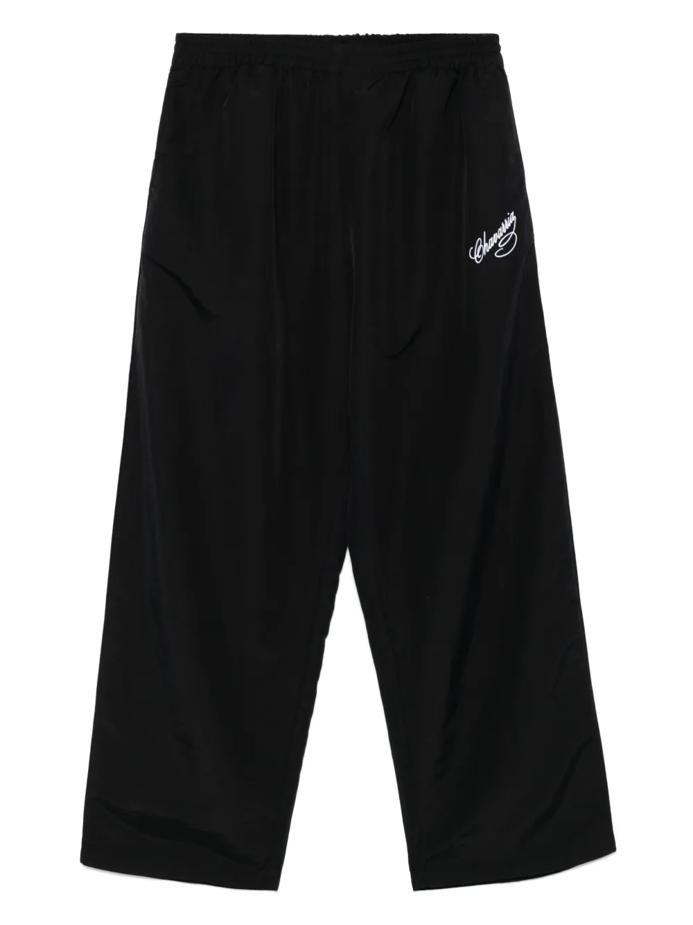 Willy Chavarria logo-embroidered track pants | Black | Image 1