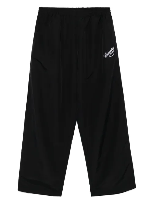 Pantalon de jogging à logo brodé - Willy Chavarria - Modalova