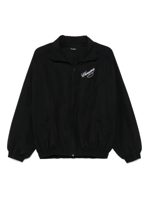 X Willy Chavarria Knit Track Jacket Black | The Webster