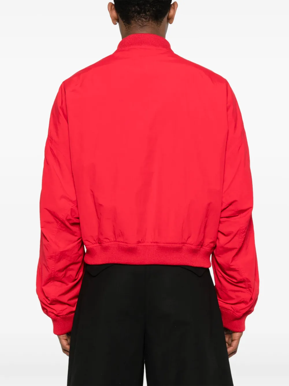 Willy Chavarria Bomberjack met geborduurd logo Rood