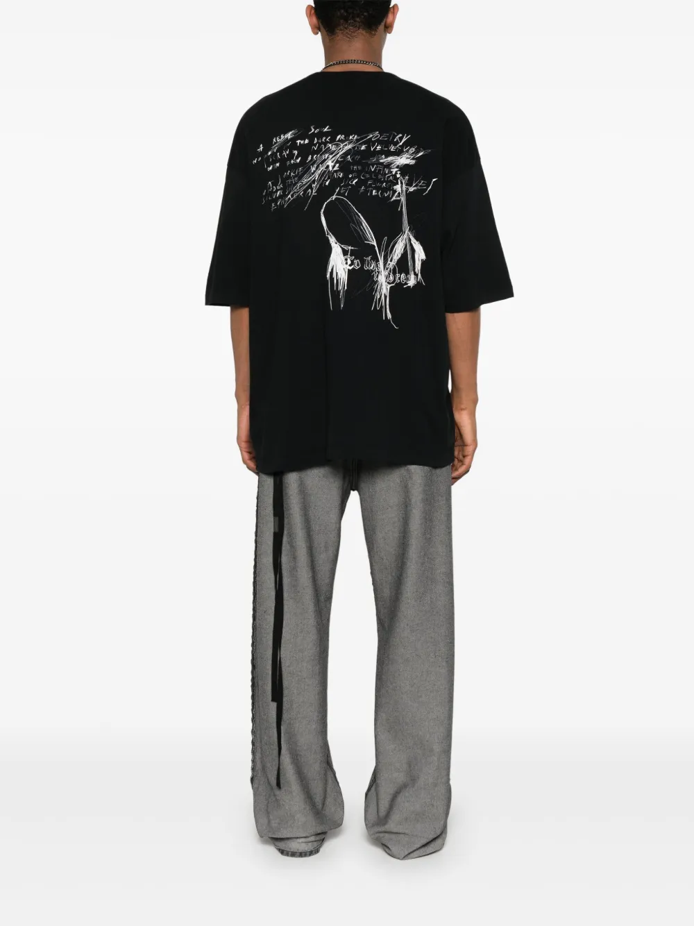 Ann Demeulemeester Dieter T-shirt Zwart