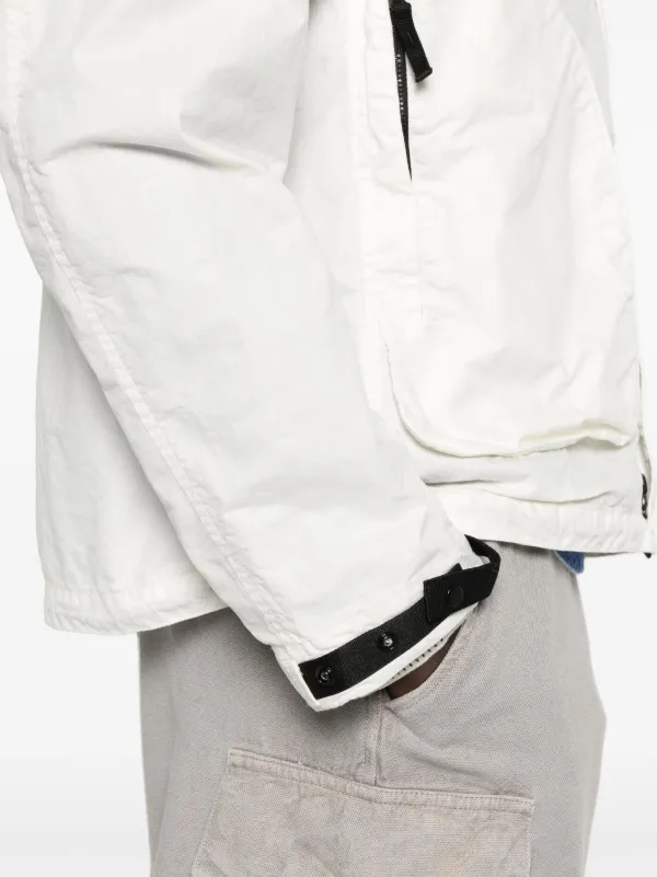 Stone Island コンパスモチーフ ジャケット | ホワイト | FARFETCH JP