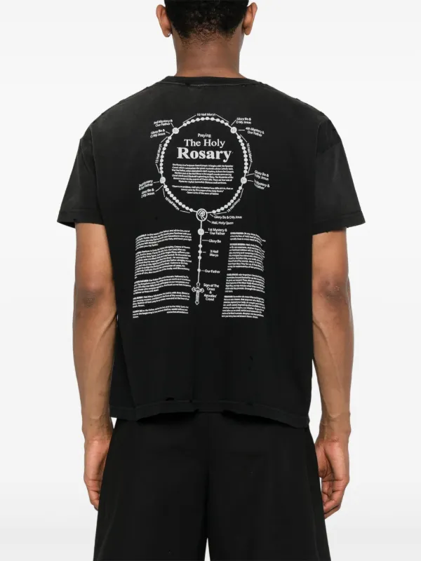 Willy Chavarria ブラック Tシャツ Lサイズ Willy Chavarria Printed T-shirt | Black | FARFETCH