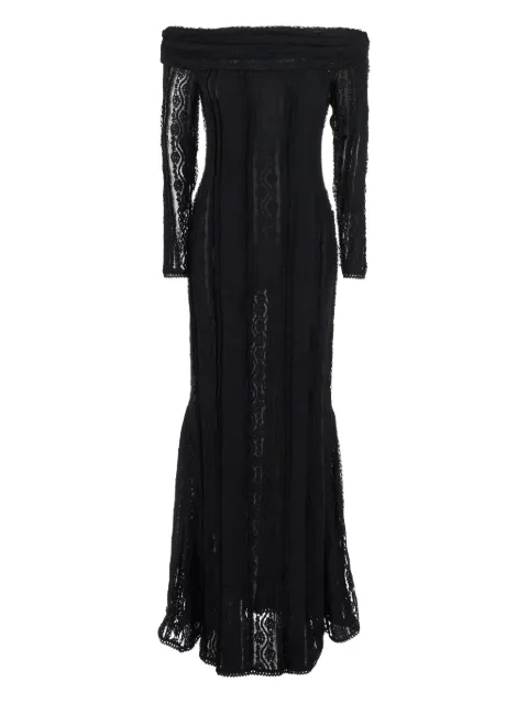 Charo Ruiz Ibiza off-shoulder lace gown