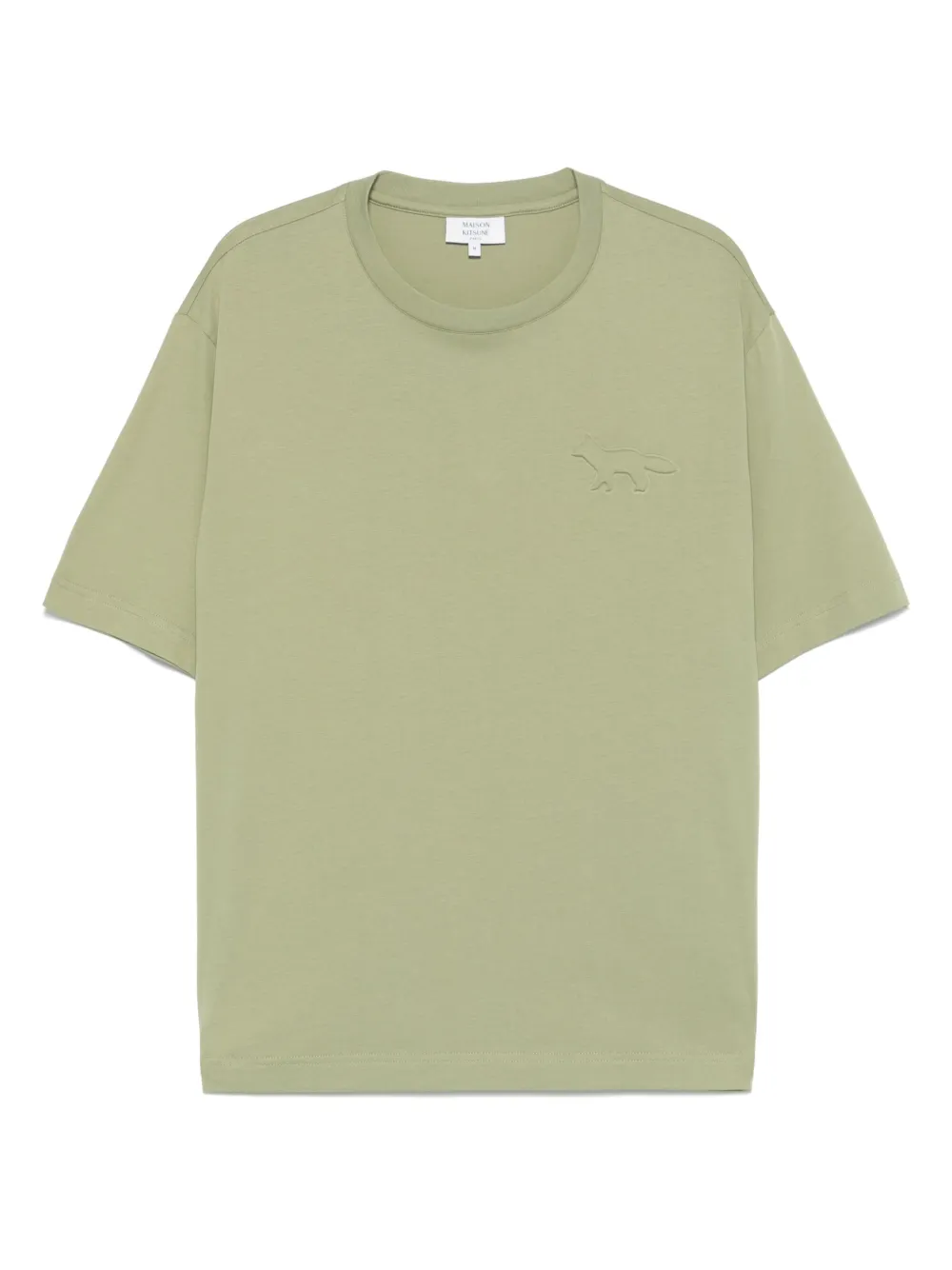 Maison Kitsuné - embossed-profile fox T-shirt - men
