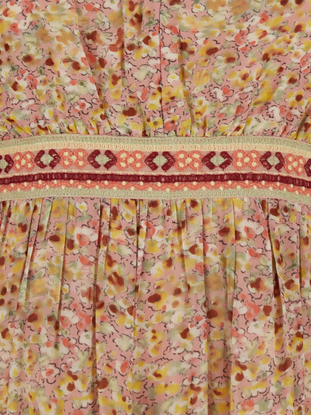 Ba&Sh Loly mini-jurk met bloemenprint Roze