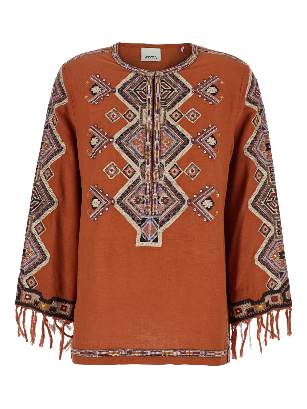 ISABEL MARANT Zelda blouse Oranje