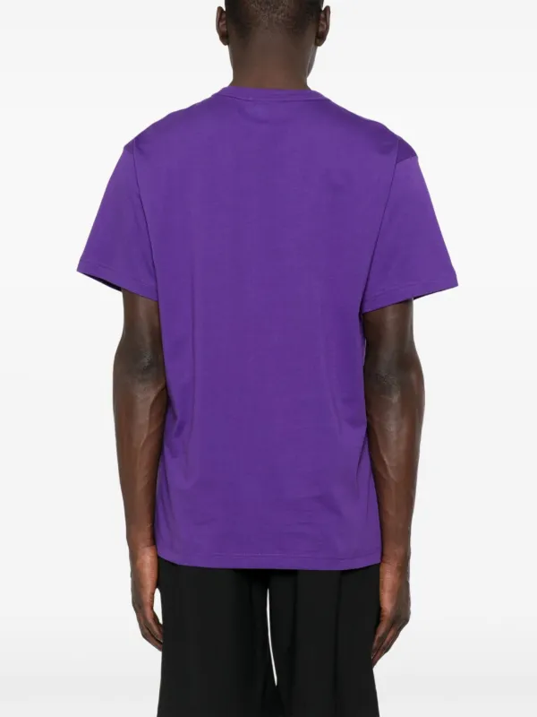 VERSACE JEANS ヴェルサーチ ロゴ Tシャツ パープル Size-L Versace Jeans Couture ロゴ Tシャツ | パープル | FARFETCH JP
