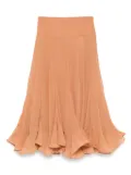 ZIMMERMANN Balance Flutter midi skirt - Neutrals