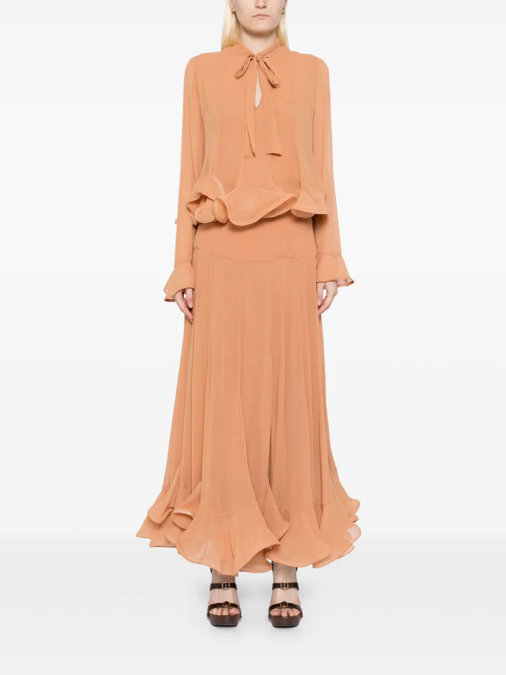ZIMMERMANN falda midi Balance Flutter | Faldas de cintura alta | Image 2
