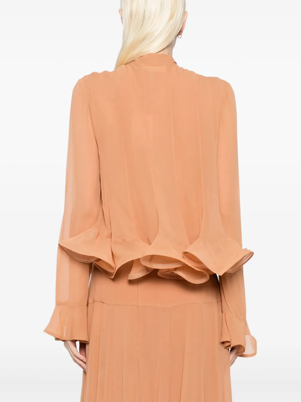 ZIMMERMANN Balance Flutter top Beige