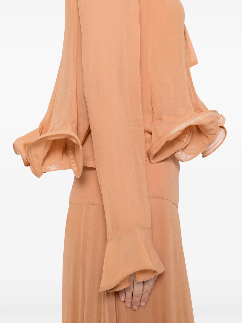 ZIMMERMANN Balance Flutter top Beige