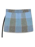 Toga checked skirt - Blue