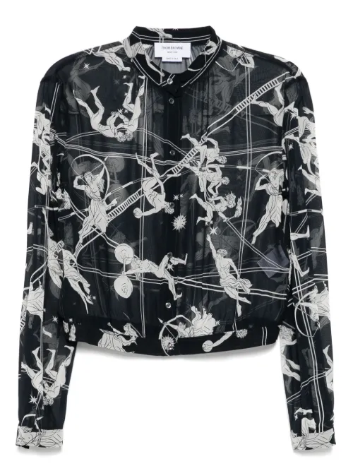 Blouse à design froncé - Thom Browne - Modalova
