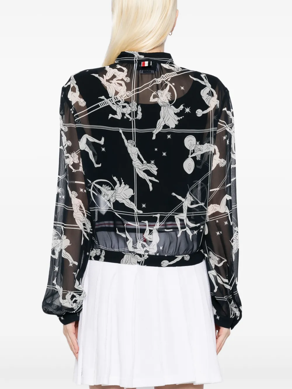 Thom Browne Shirt met kwastje Blauw