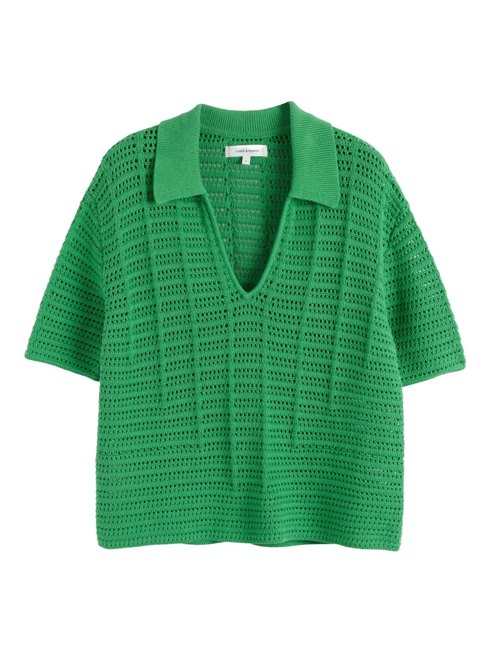 crochet-knit top