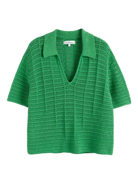 Chinti & Parker crochet-knit top