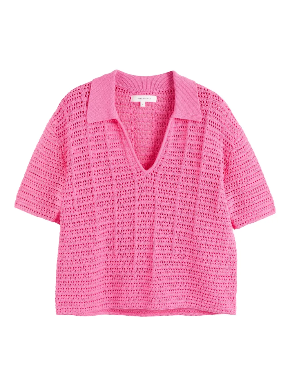 crochet-knit top