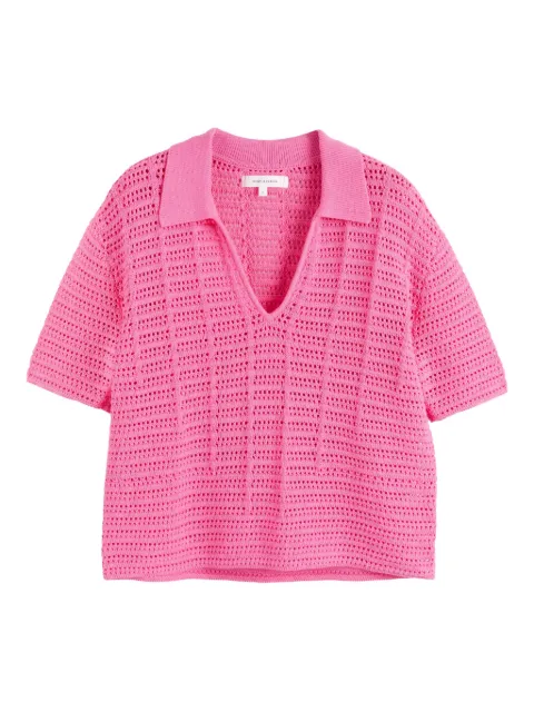 Chinti & Parker crochet-knit top