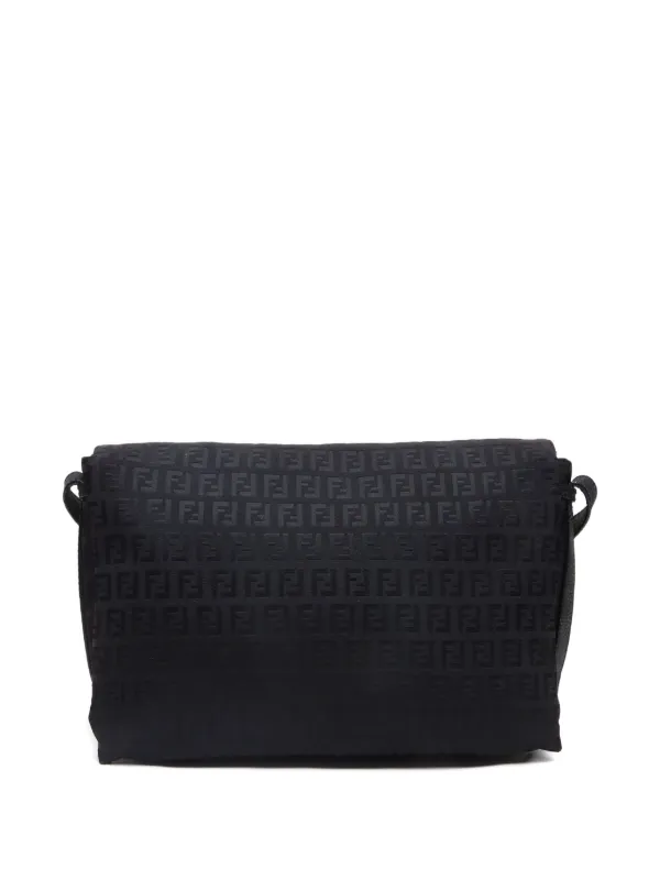 Fendi Pre-Owned 2000-2020 ズッカ ショルダーバッグ | ブラック