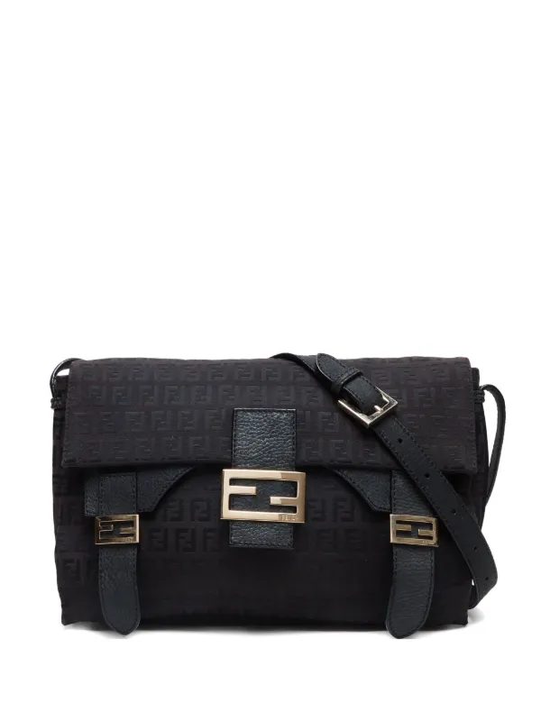 FENDIショルダーバック ズッカ Fendi Pre-Owned 2000-2020 ズッカ ショルダーバッグ | ブラック