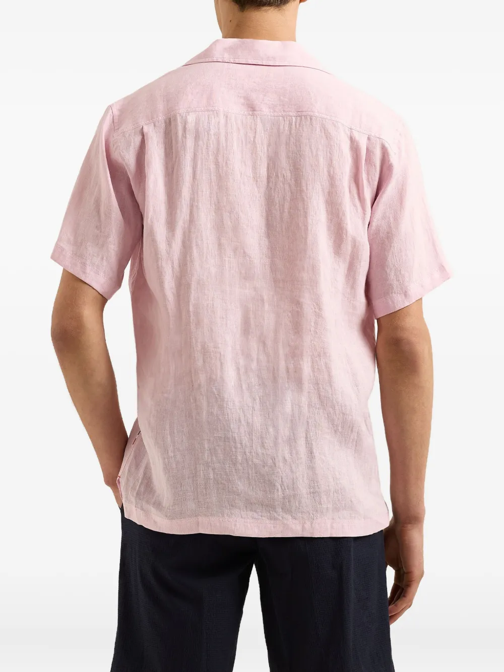 Orlebar Brown Maitan overhemd Roze