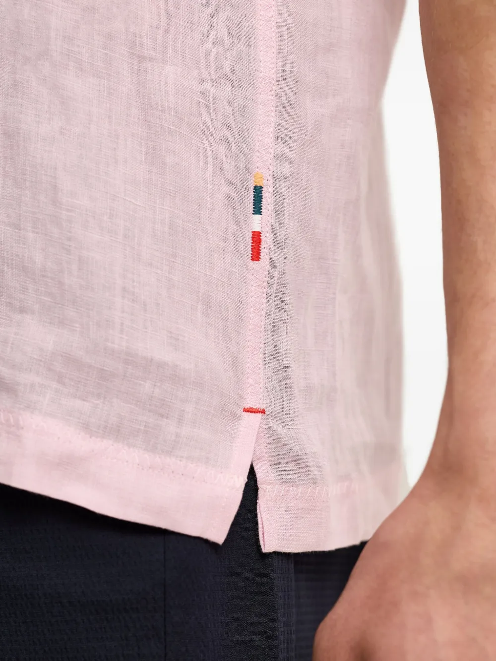 Orlebar Brown Maitan overhemd Roze