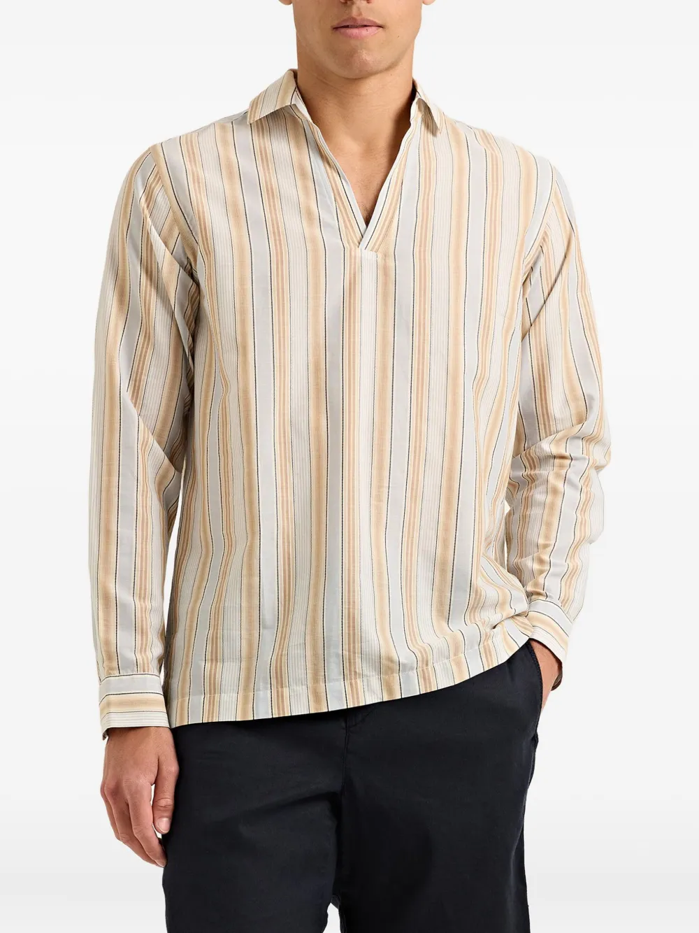 Orlebar Brown Ridley shirt - Blauw