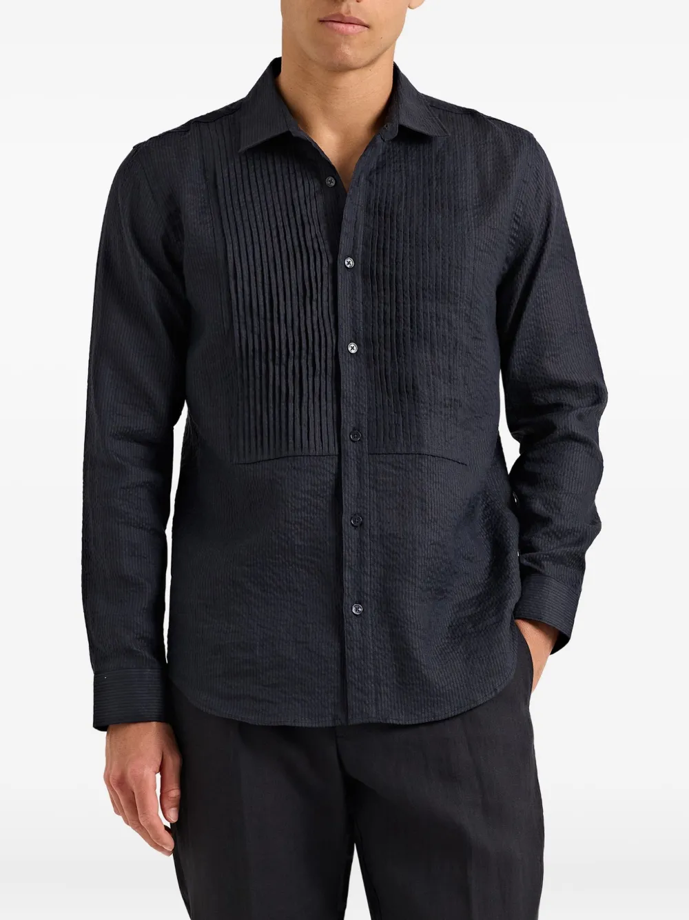 Orlebar Brown Giles overhemd - Blauw