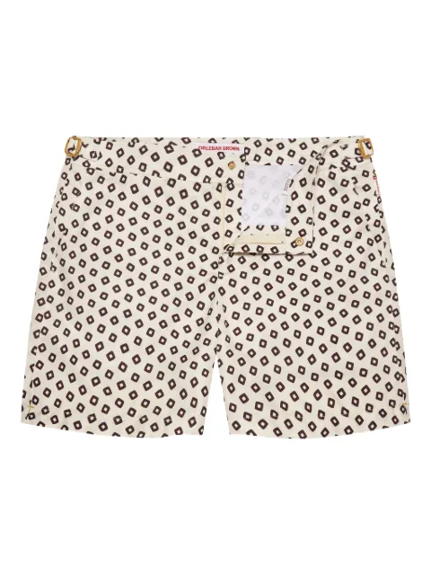 Orlebar Brown Bulldog geometric-print swim shorts