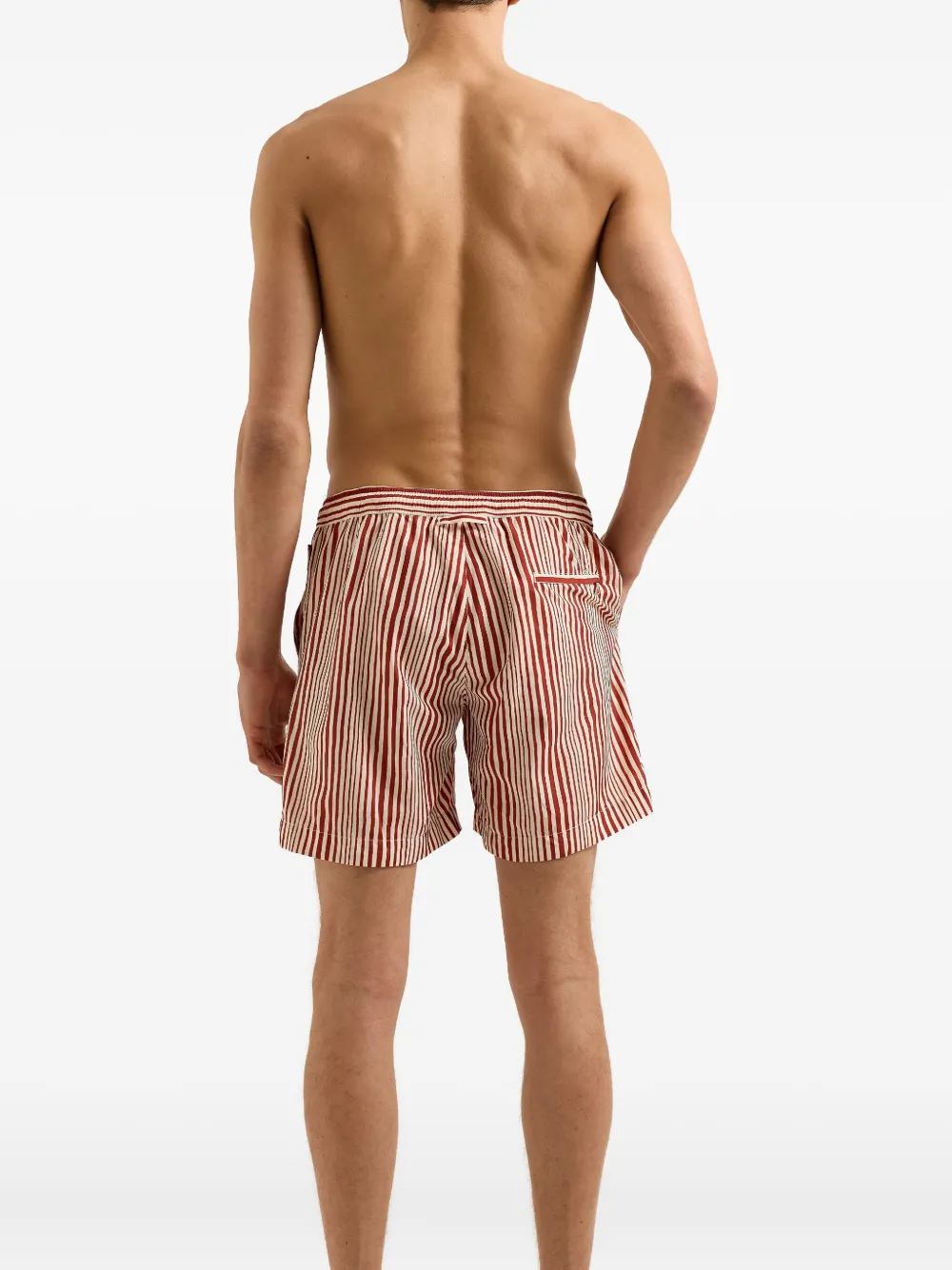 Orlebar Brown Zwembroek met print Rood