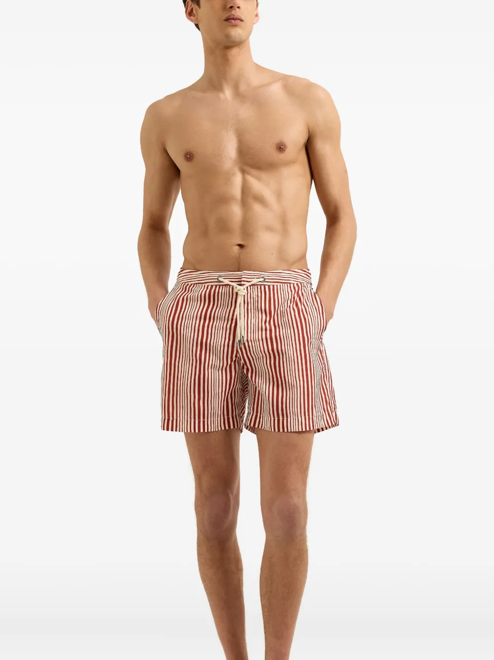 Orlebar Brown Zwembroek met print Rood