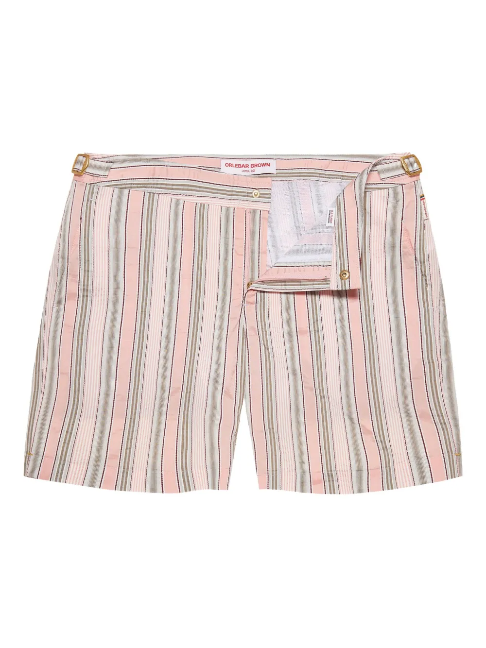 Bulldog striped shorts