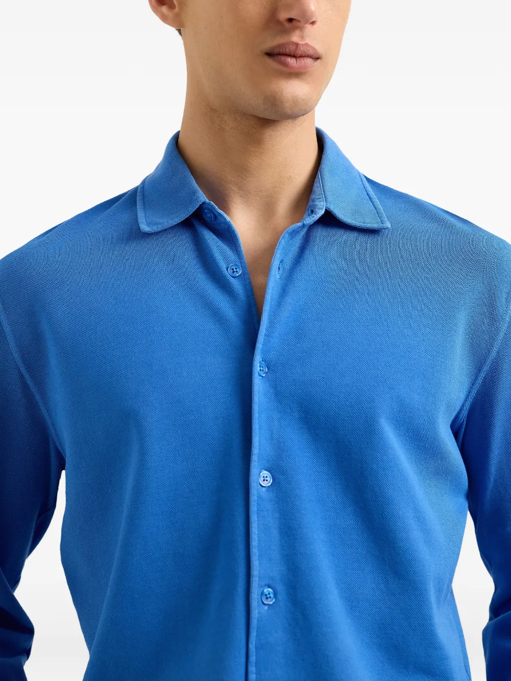 Orlebar Brown Giles overhemd Blauw