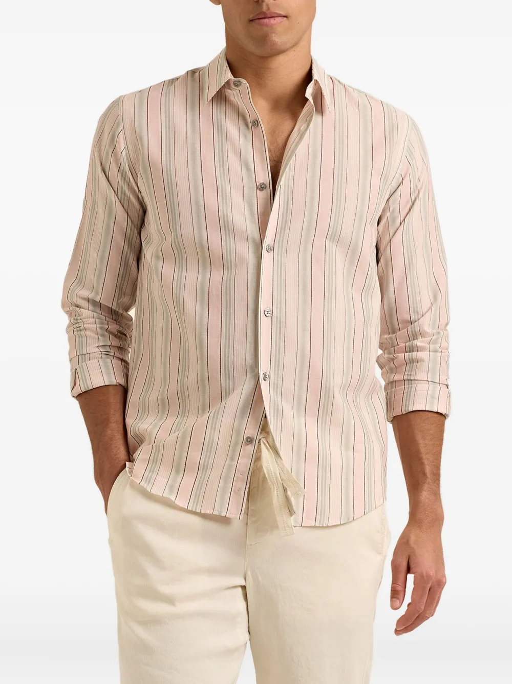 Orlebar Brown Giles shirt - Roze