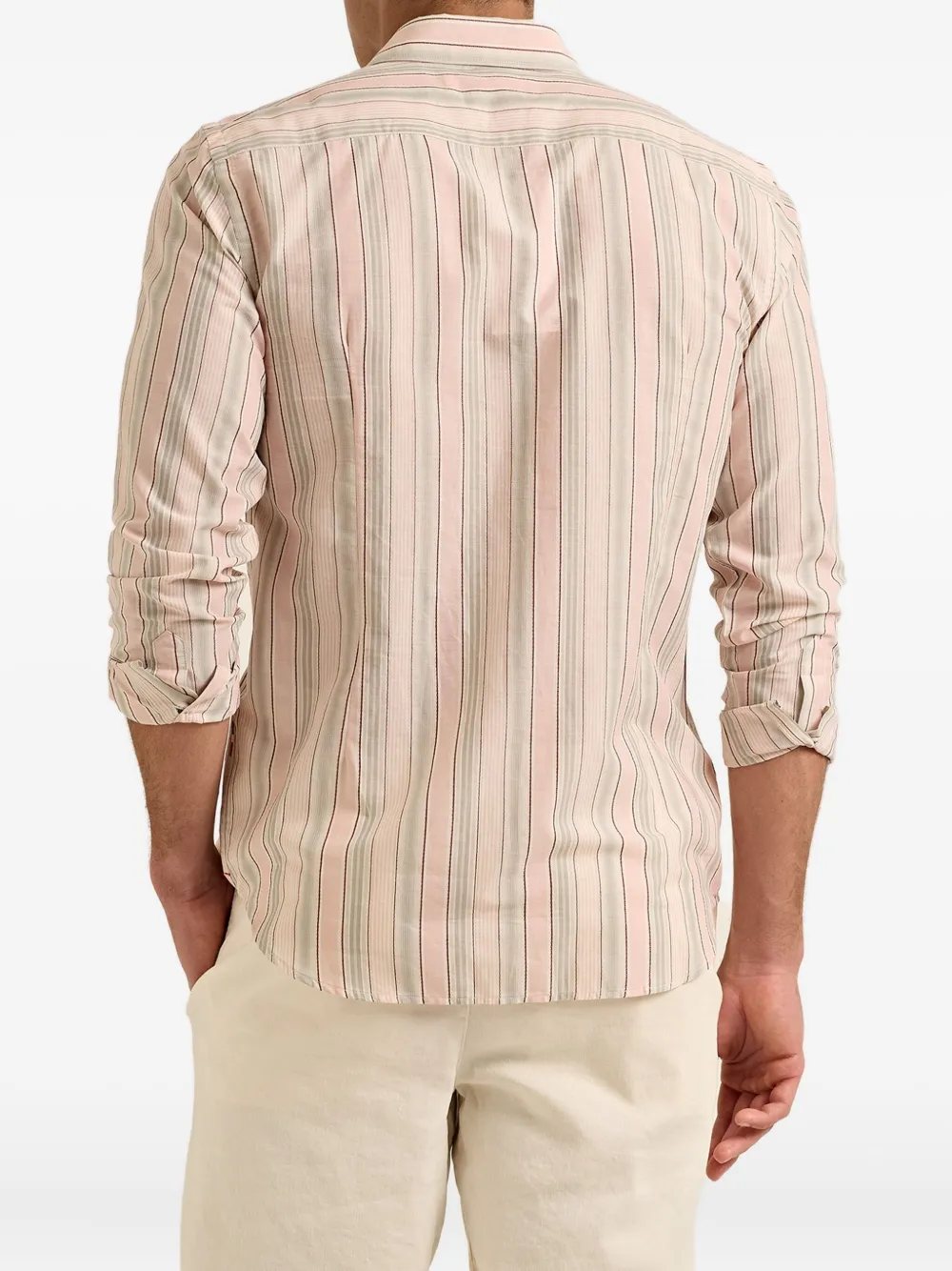 Orlebar Brown Giles overhemd Roze