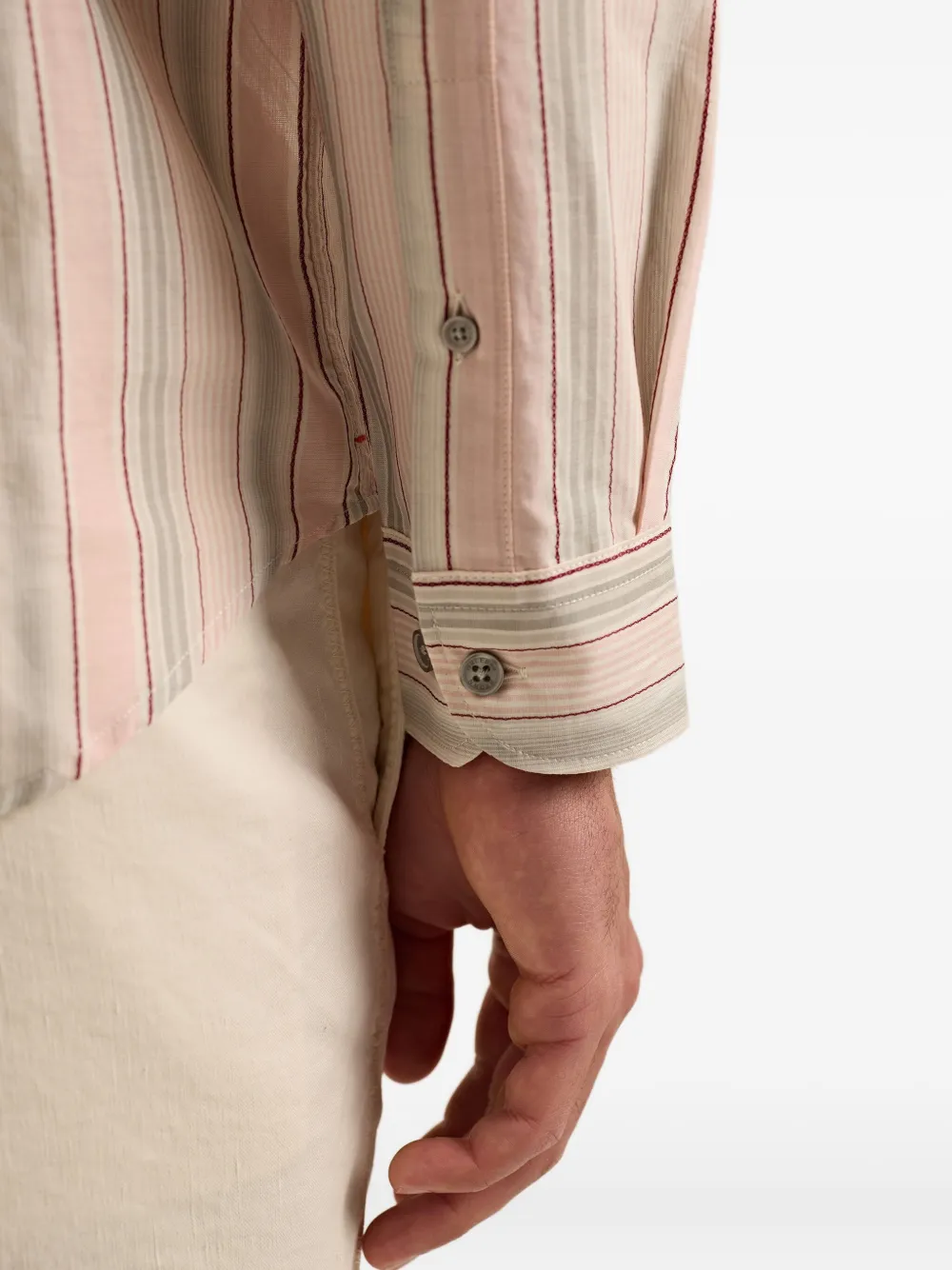 Orlebar Brown Giles overhemd Roze
