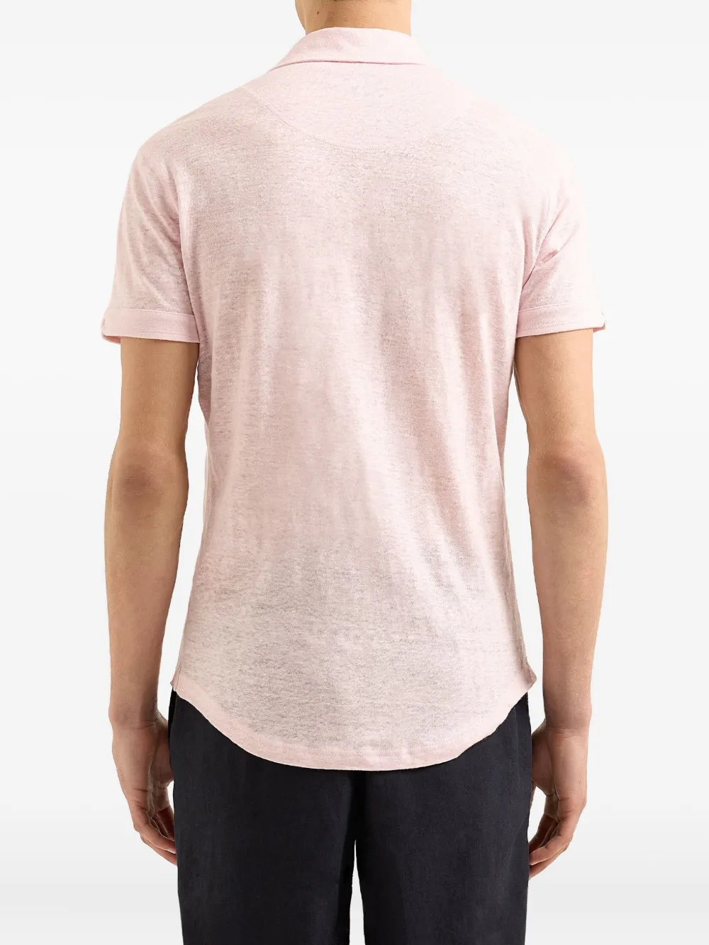Orlebar Brown Poloshirt Roze