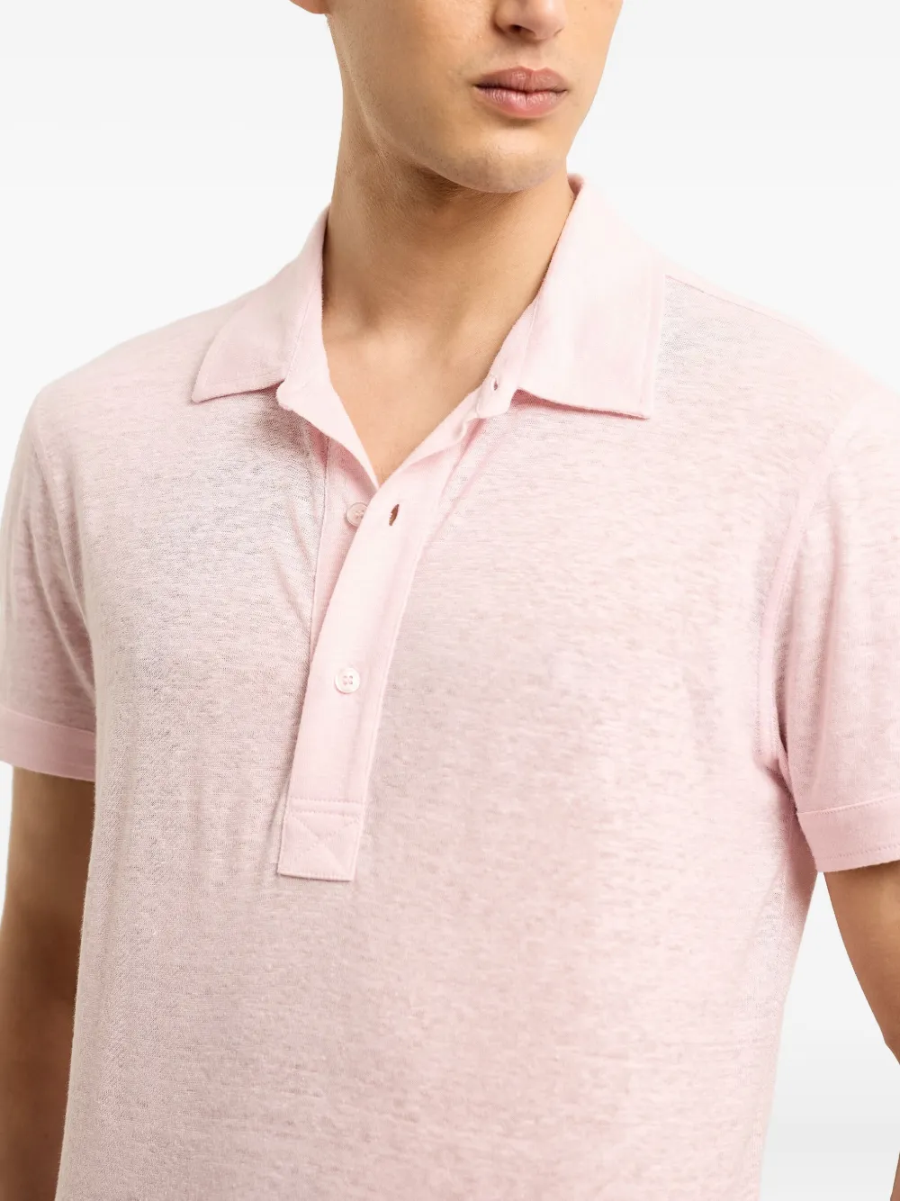 Orlebar Brown Poloshirt Roze